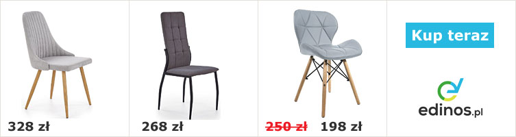 Krzesła szare z oferty sklepu Edinos.pl 