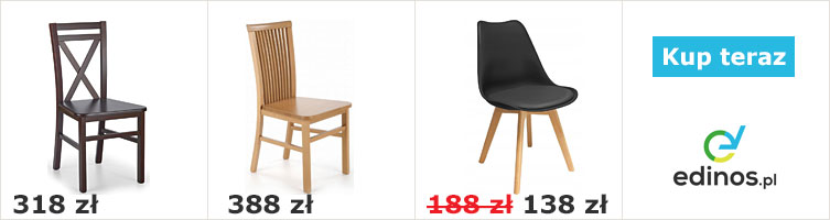 Nowowczesne krzesła drewniane z oferty sklepu Edinos.pl 
